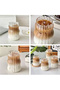 Set of 2 Gourd Latte Glasses with Straws Nordic Style Glass Cups Coffee Cocktail Presentation Glass 500ml - 5