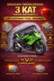 Kawasaki Z 250SL Corded Motorcycle Tarpaulin Tent Cover - Miflon