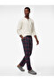 Straight Fit Buy Lace-Up Cotton Woven Pajama Bottoms - 2