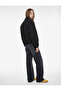 Viscose Blended Classic Collar Zippered Oversized Jacket