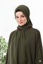 lace headscarf zipper wrists non-slip prayer dress - 2
