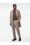 Regular Fit Long Sleeve Pocketed Buttoned Double-Breasted Collar Cashmere Coat