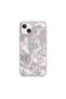 Apple iPhone 15 Plus Compatible Case Zebana Pink Heart Silicone Case Pink