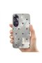 Oppo A60 Compatible Case Pink Heart Silicone Case Lilac - 3