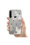 Xiaomi Redmi Note 8 Compatible Case Pink Heart Silicone Case Lilac - 3