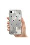 Apple iPhone 16E Compatible Case Pink Heart Silicone Case Lilac - 3