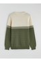 Lcw Kids Green Boys' Crew Neck Knit Sweater - 4