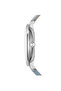 Jacqueline White Dial Light Blue Leather Strap Watch for Women - ES3821 - 2