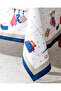 Asonne Polycotton Tablecloth - White/Navy Blue - 150X250 cm - 4