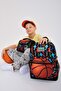 Kids Black Basketball Patterned 3-Piece School Bag Set SET0123471 - 2