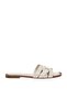 Flat crossover slider sandals - 3