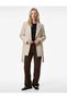 Short Coat, Cashmere, Belted, with Pockets, Double-Breasted, Long-Sleeved