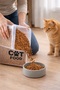 3.5-4 kg Cat Take Food Cat Food Written Cat Food Storage Container 9 Lt Vacuum Sealed - 3