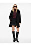 Double-Breasted Cashmere Coat with Long Sleeves and Detachable Faux Fur Collar