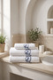 Bamboo Cotton 50 X 90 cm Embroidered Hand Towel - 4
