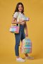 Colorful Striped Patterned 3-Piece School Bag Set Set 0123630 - 2