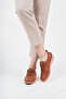 Genuine Leather Tan Women's Leather Casual Shoes Dp16-0062 - 2