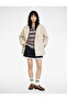 Long Sleeve Pocketed Buttoned Double-Breasted Collar Coat - 2