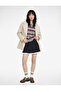 Long Sleeve Pocketed Buttoned Double-Breasted Collar Coat