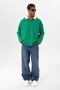 Beneton Basic Polo Collar and Zippered Sweatshirt