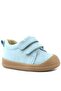 Bob Genuine Leather Blue Green Barefoot Velcro Elastic Baby Sneaker Shoes - 5