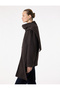 Buttoned Long Sleeve Pocketed Shawl Cashmere Coat - 2
