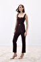 Pants with Waist Accessories - Brown - 5