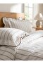Double Duvet Cover Set 100% Cotton Decorative Overlocked Ruffled - 7