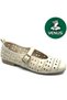 Penduline Genuine Leather Orthopedic Women's Casual Ballerina Shoes Beige