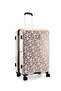 Deco Sinature Hardside Luggage | Ultra Lightweight ABS Spinner Wheels | Color White/Gold - 2