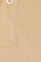 Men's Slim Fit Slim Fit Cotton Soft Texture Cool Holding Fabric Plain Pique Sand Beige Polo Collar T-Shirt - 6