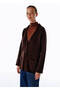 Brown Organic Cotton Cashmere Blend Knitwear Cardigan - 4