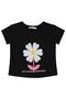 Girl's T-Shirt 2-5 Years Black