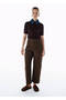 Barrel Leg Pants Green