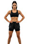 Crosstime Women Black Shorts Leggings 4102 - 3
