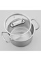 طقم قدور Proline من الستانلس ستيل (Inox)، مكون من 8 قطع - A1147 - 2