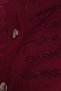 Women's Knitwear Seasonal Spring Glittery Hijab Cap Large Size Long Mercerized Mother Burgundy Cardigan - 2