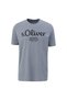 Herren T-Shirt - Basic, Logoprint, Rundhals, Baumwolle