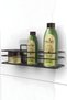 Set of 3 Adhesive Bathroom Organizer Shower Cabin Shampoo Holder Bathroom Shelf WC Paper Holder and Towel Holder - 4