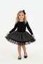 Black Sparkly Girls' Tulle Tutu Skirt for April 23, October 29, May 19, Wedding, Birthday, and Party - 4