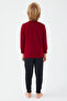U.S. Polo Assn Boys' Burgundy Pajama Set - 5
