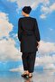 Women's Full Hijab Swimsuit Navy Blue 31061 - 6