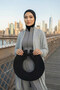 قبعة نينجا بون توربان مع ربطة ظهر قابلة للإزالة، مقاس S-5، أسود - 2