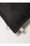 Serrated Black Throw Pillow Cover (45X45) - 4