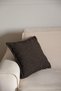 Teddy Bitter Brown Throw Pillow Cover (45X45) - 2