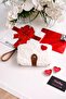 Handmade Heart Plush Wallet Special for Valentine's Day