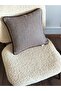 Goff Brown Throw Pillow Cover (45X45)