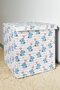Blue Bear Figured Large Size Lid Toy Kids Room Box 40X40X45Cm - 2