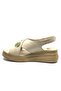 Hazzel Genuine Leather Comfort Orthopedic Women's Sandals Beige - 4