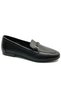 Godwit Genuine Leather Orthopedic Women's Casual Ballerina Shoes Black - 3